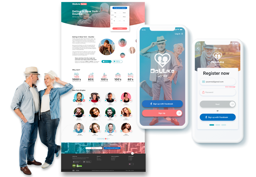 Bitolom designers created design of iOS app for dating